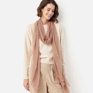 NWOT Ovcio Cashmere Featherlight Scarf in Mocha